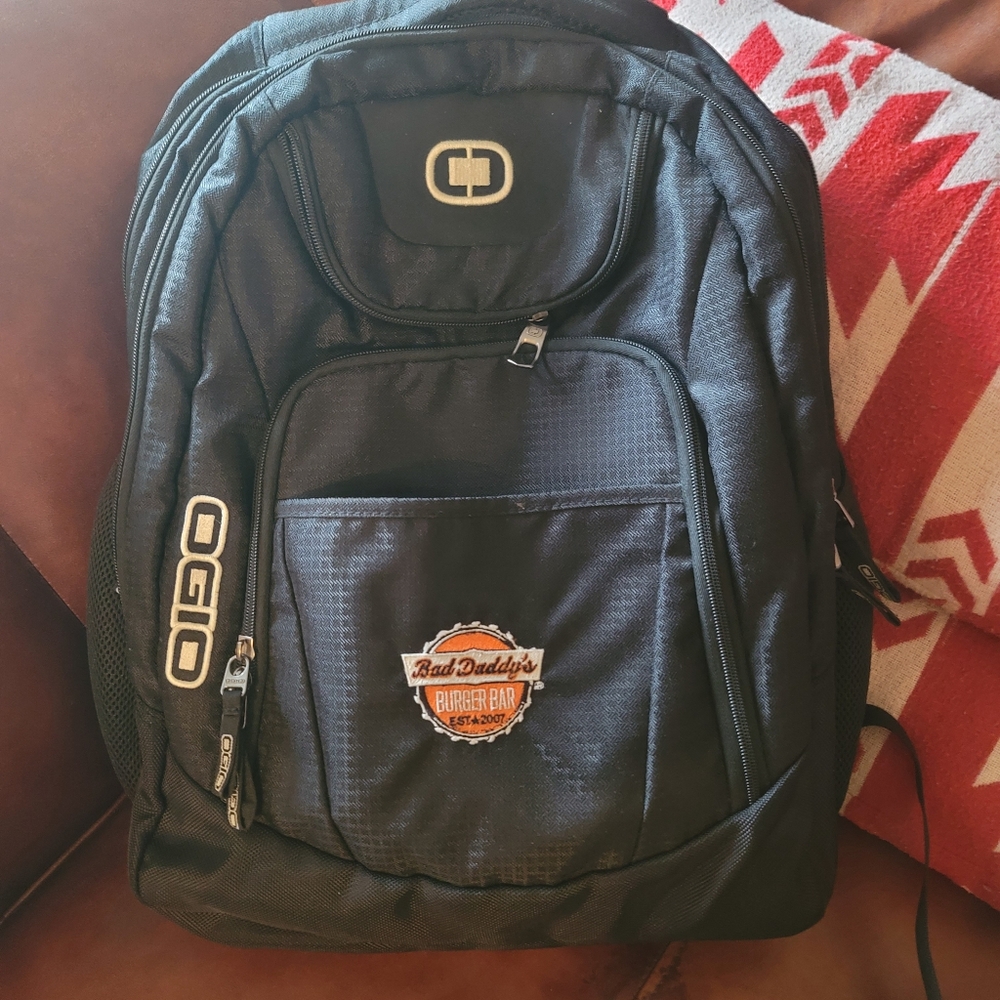 Ogio Backpack woth Bad Daddys Burger Bar Branding